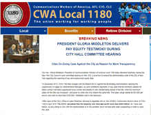 Tablet Screenshot of cwa1180.org